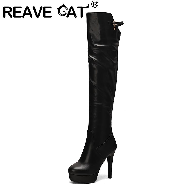 Women Fashion Over 50 - REAVE CAT 2025 مثير الفخذ الأحذية