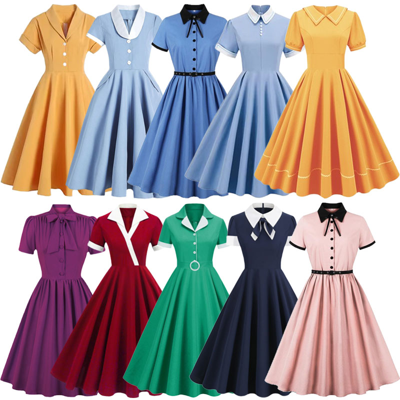 Women'S Fashion In The 1960S - فستان جامعي صيفي فرنسي من الستينيات