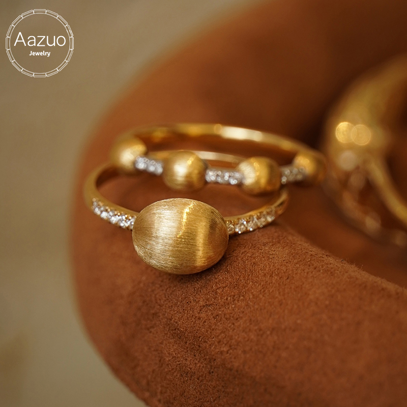 مجوهرات عتيقة الطراز من Aazuo  - مراجعة Women'S Fashion Rings Gold وسعره