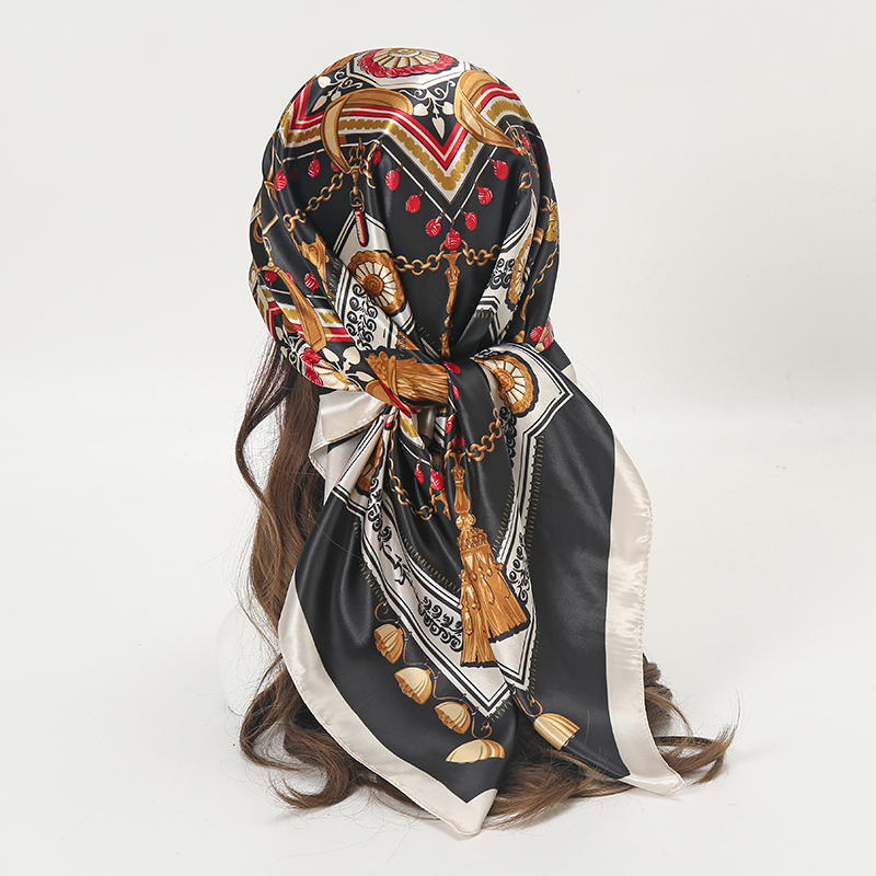 وشاح ساتان مربع نسائي أنيق للم - مراجعة Women'S Fashion Headbands وسعره