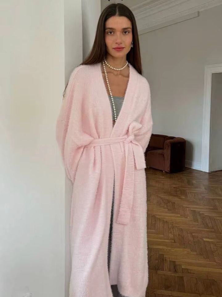 Hirsionsan 2024 لينة محبوك مجم - مراجعة Longline Cardigan Knit وسعره