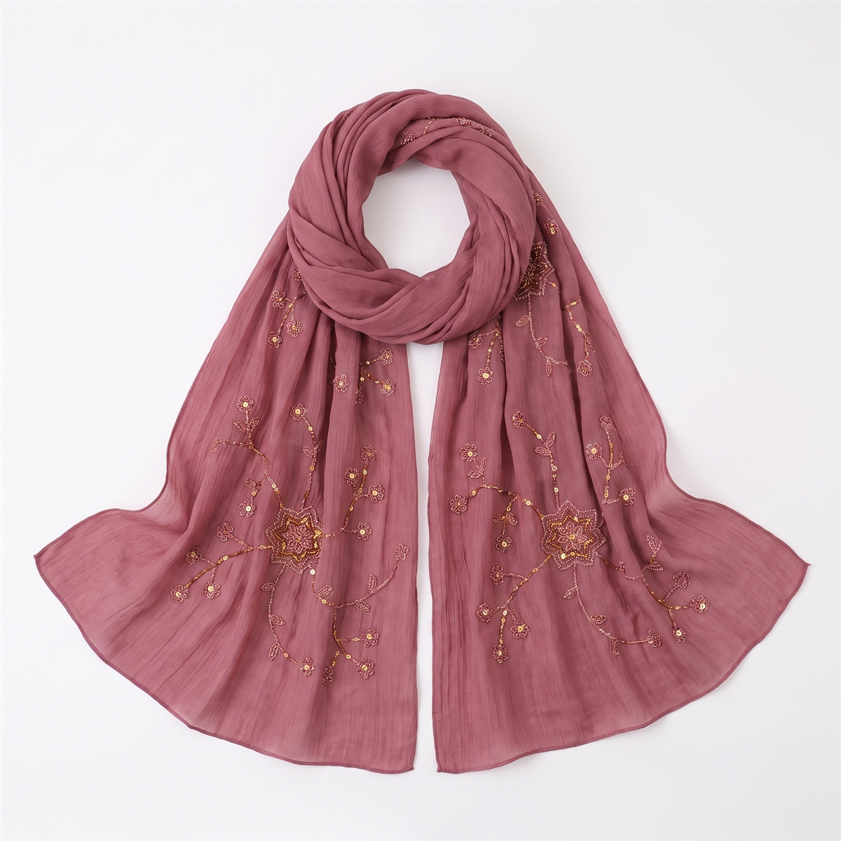 وشاح حجاب أنيق مجعد مع تطريز ز - مراجعة Women'S Fashion Headbands وسعره