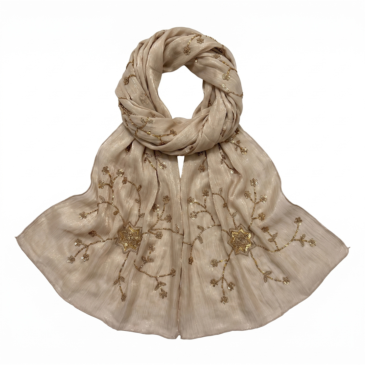 وشاح حجاب أنيق مجعد مع تطريز ز - مراجعة Women'S Fashion Headbands وسعره
