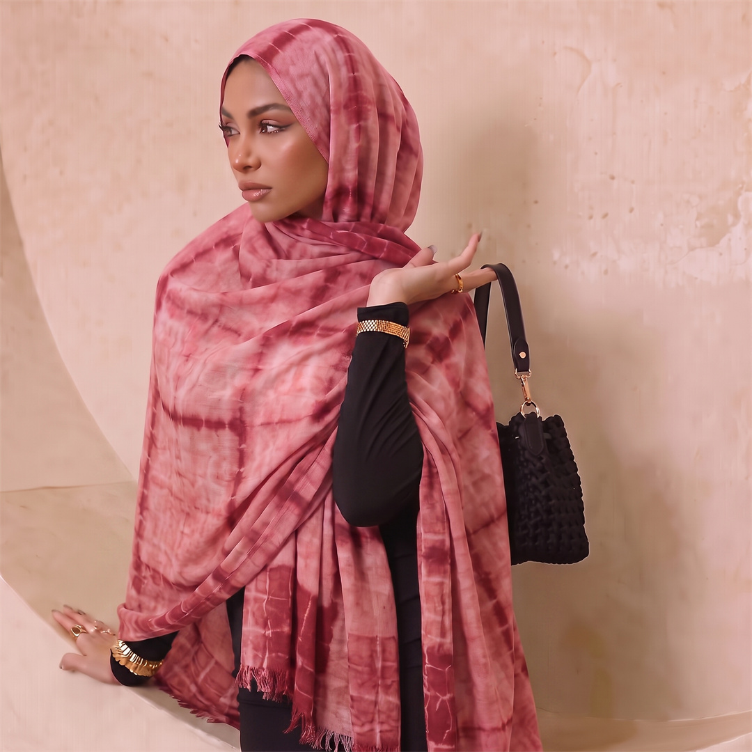 وشاح حجاب عصري من الرايون بنمط - مراجعة Women'S Fashion Headbands وسعره