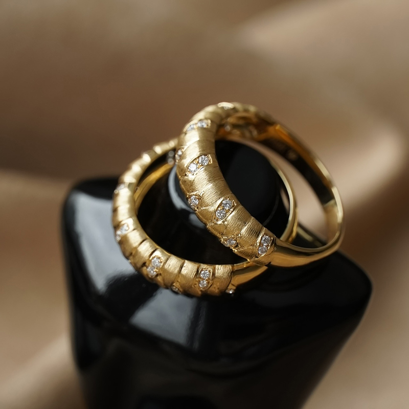 مجوهرات أازو الفاخرة، خاتم نسا - مراجعة Women'S Fashion Rings Gold وسعره