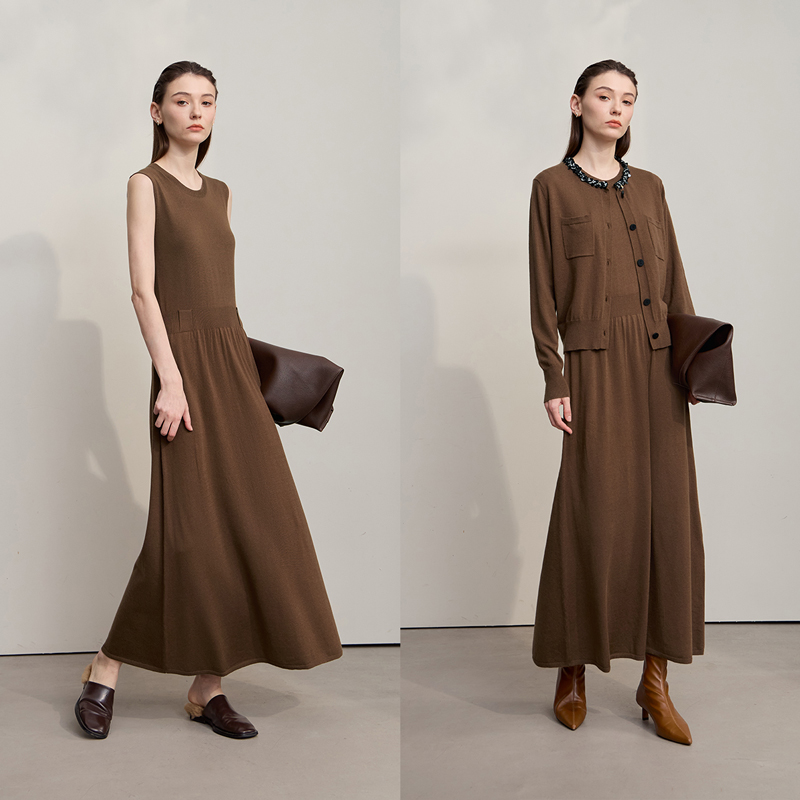فساتين ميدي AMII 2026 جديدة لل - مراجعة Longline Cardigan Knit وسعره