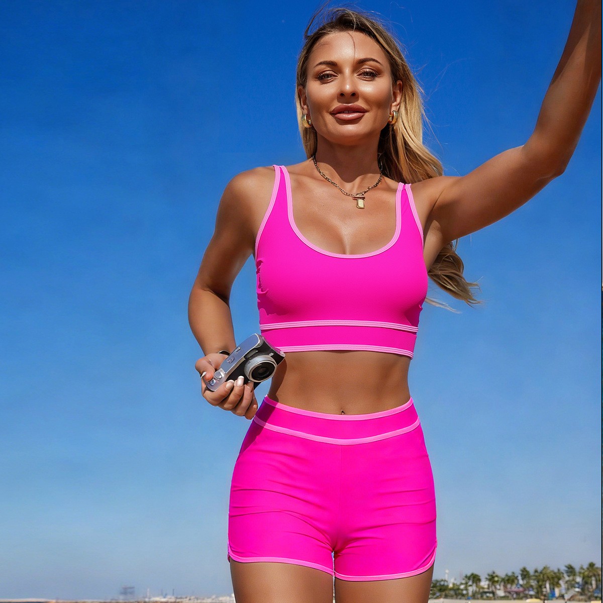 بيكيني أخضر زيتوني بدون أكمام، - مراجعة Crop Top Women وسعره