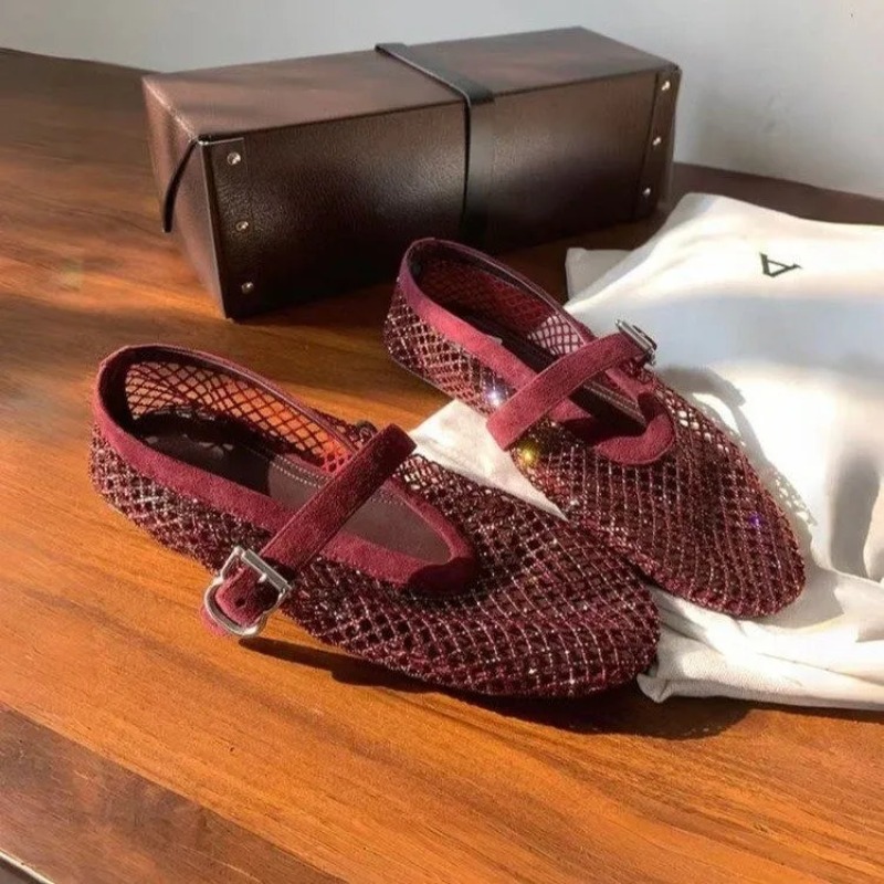 صنادل باوتو نسائية مرصعة بالأح - مراجعة Women Fashion Heels وسعره